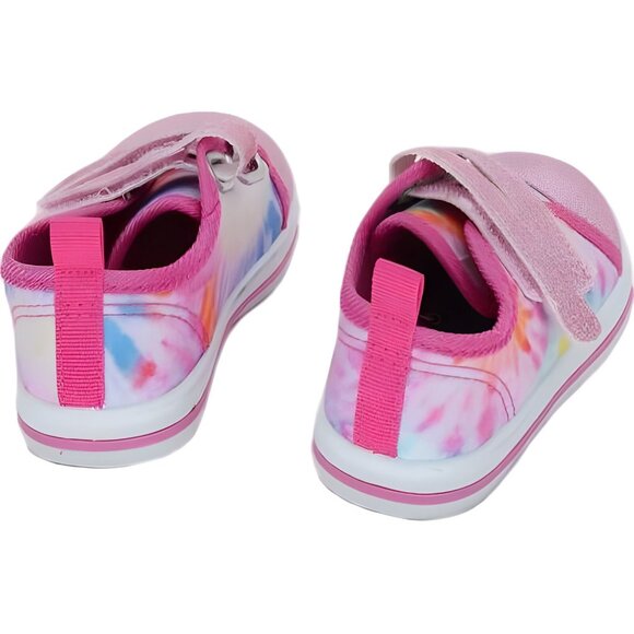 Laura Ashley Toddler Girls Pink Multi Sneaker Shoes Size 6 - Fast Shipping - Picture 3 of 6